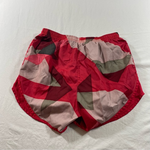 Nike Multi Color Athletic Shorts Dri Fit Red pink square print lined Sho… - Picture 4 of 9
